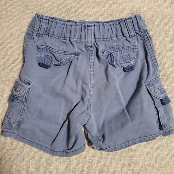 Boys Cargo Shorts Blue Size 18 Months - Picture 4 of 4